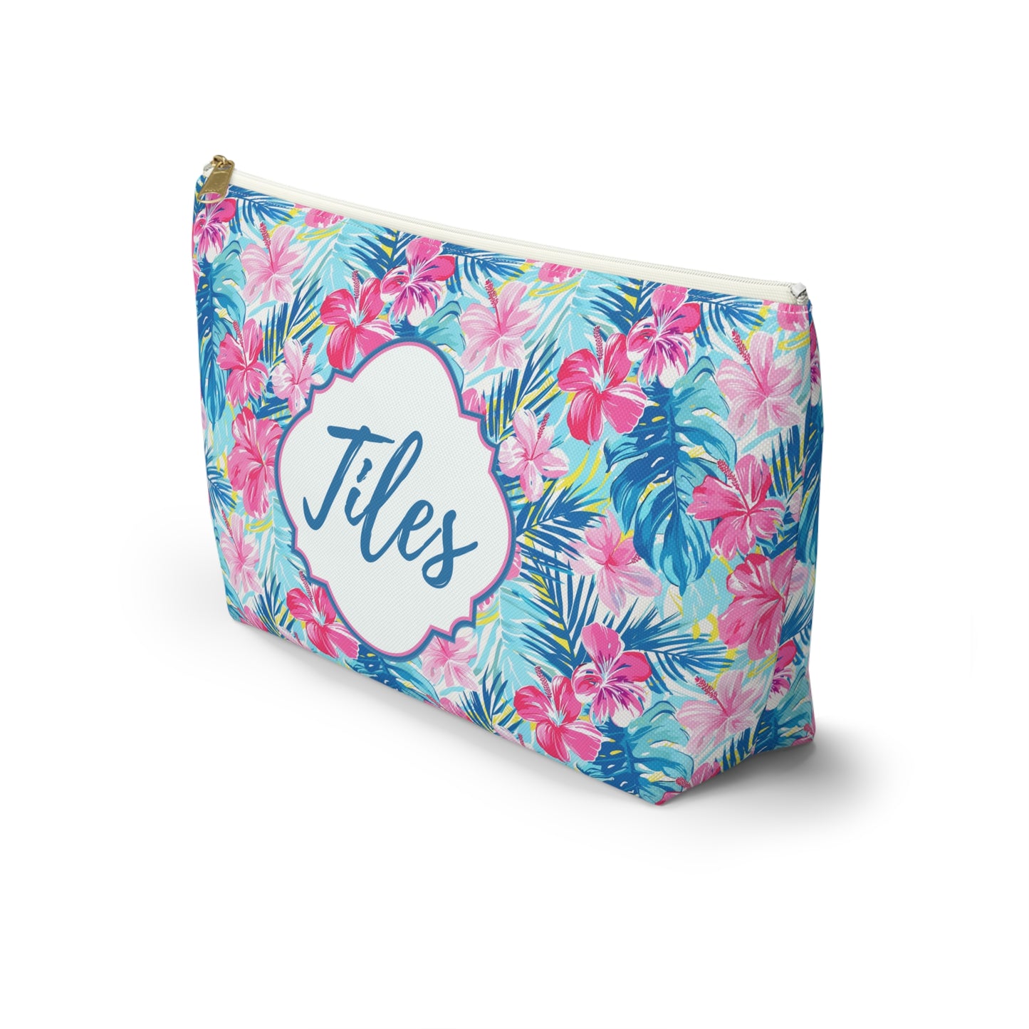 Hibiscus Winds Mahjong Bag – Tropical Tile Bag for American Mahjong Sets