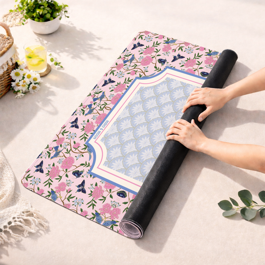 Blossom Aviary Mahjong Mat