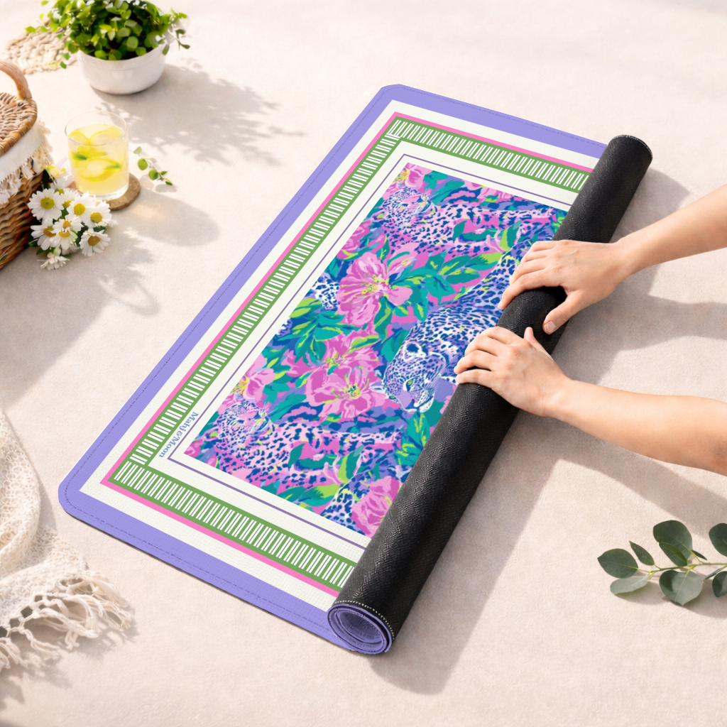 Tropical Leopard Mahjong Mat