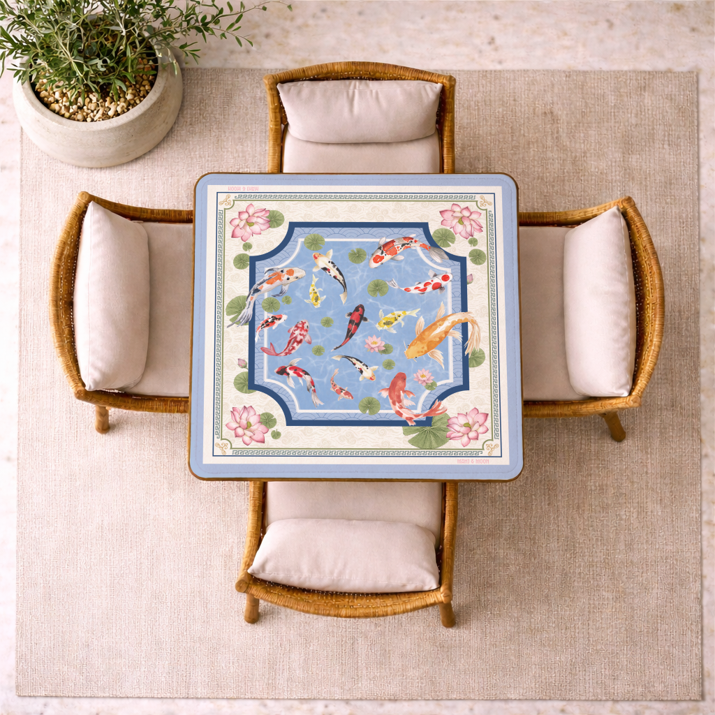 Koi Pond Mahjong Mat