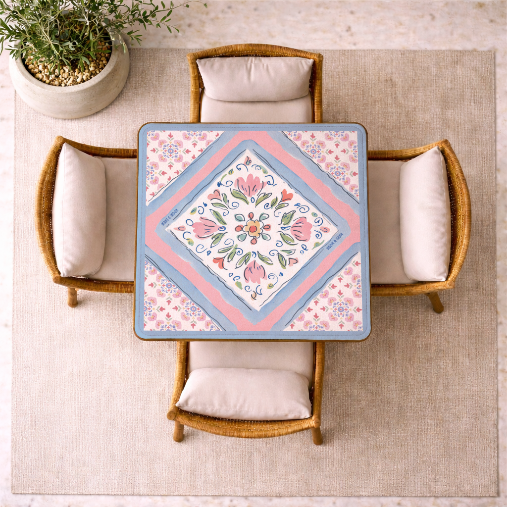 Heirloom Blooms Mahjong Mat