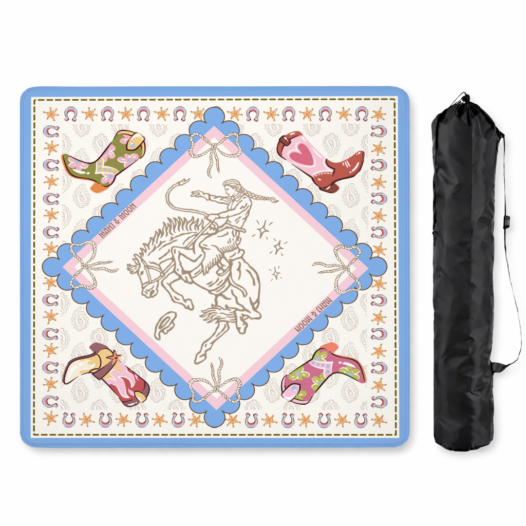 Cowgirl Rodeo Mahjong Mat