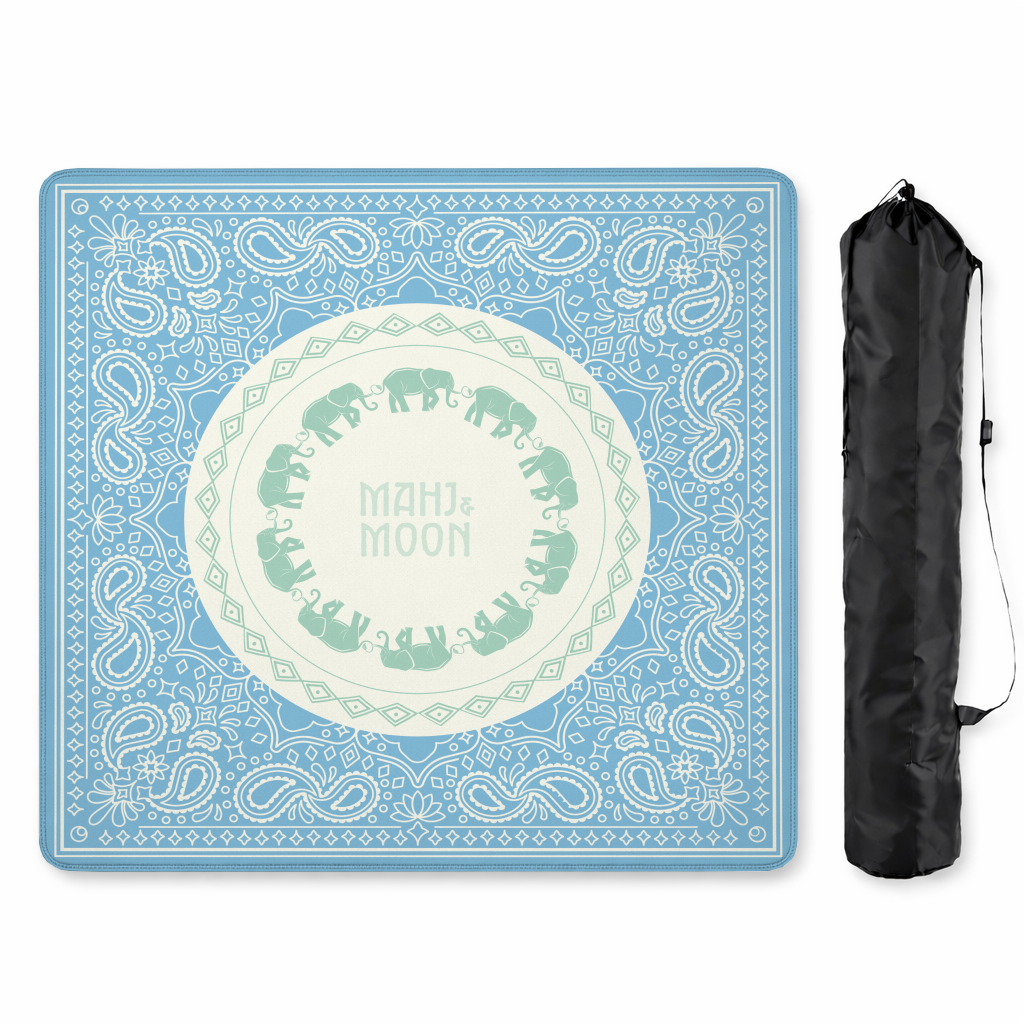 Elephant Paisley Mahjong Mat