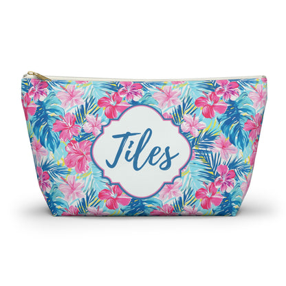 Hibiscus Winds Mahjong Bag – Tropical Tile Bag for American Mahjong Sets