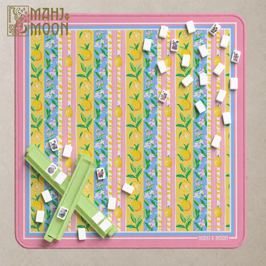 Lemon Stripe Mahjong Mat