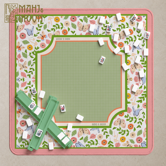 Wildflower Butterfly Mahjong Mat