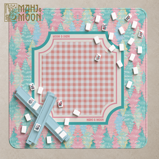 Pastel Christmas Tree Mahjong Mat