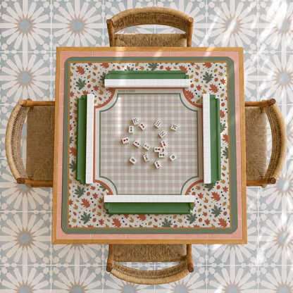 Autumn Leaves Mahjong Mat