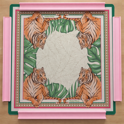 Emerald Tiger Jungle Mahjong Mat