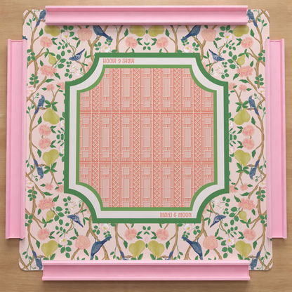 Orchard Songbird Mahjong Mat