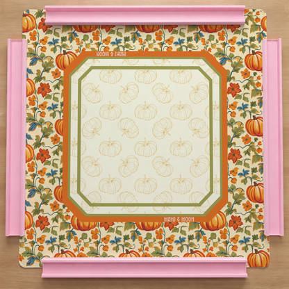 Harvest Pumpkin Thanksgiving Mahjong Mat