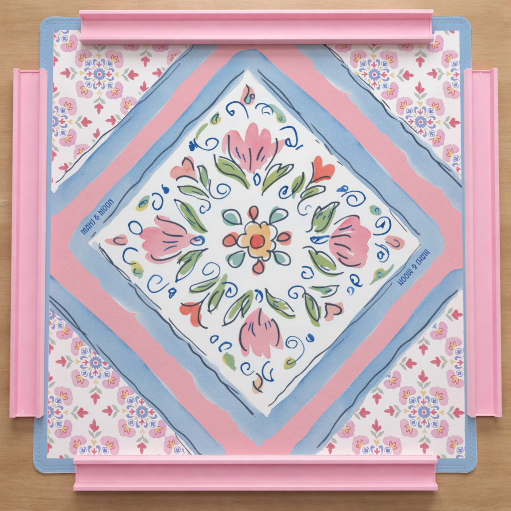 Heirloom Blooms Mahjong Mat