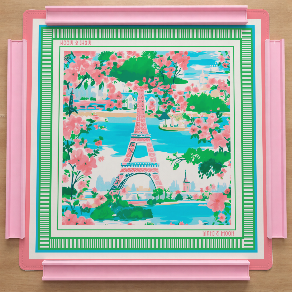 Paris in Bloom Mahjong Mat