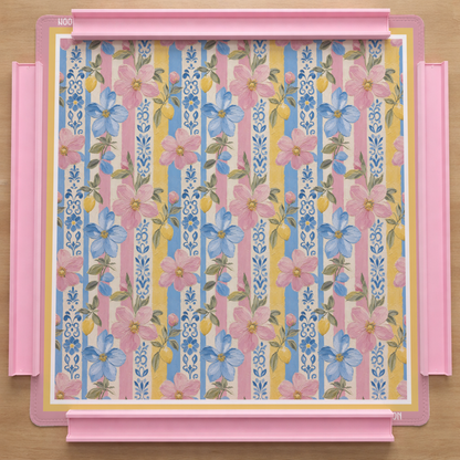 Coastal Bloom Mahjong Mat