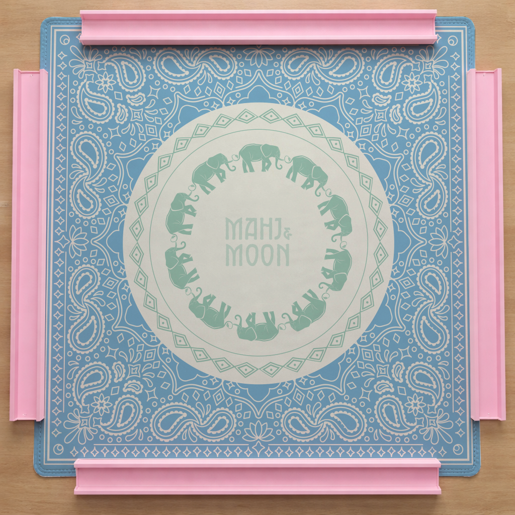 Elephant Paisley Mahjong Mat