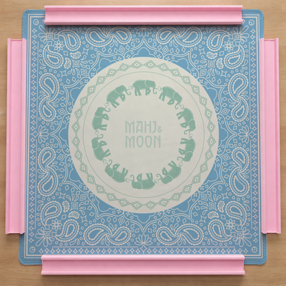Elephant Paisley Mahjong Mat