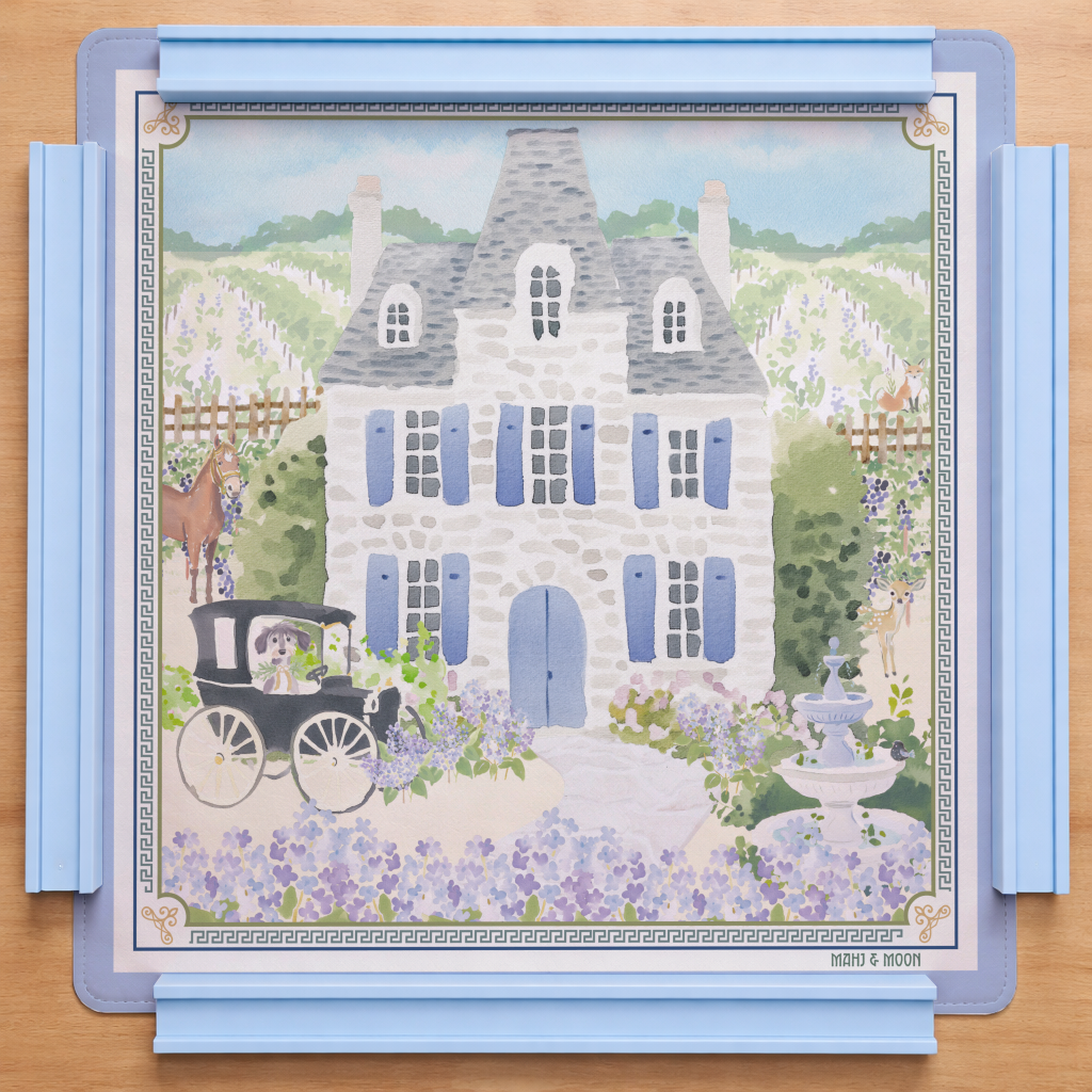 French Country Estate Mahjong Mat