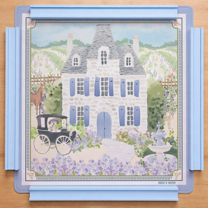 French Country Estate Mahjong Mat