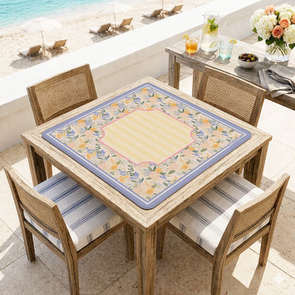 Wildflower American Mahjong Mat | Cottage Garden Floral Playing Mat
