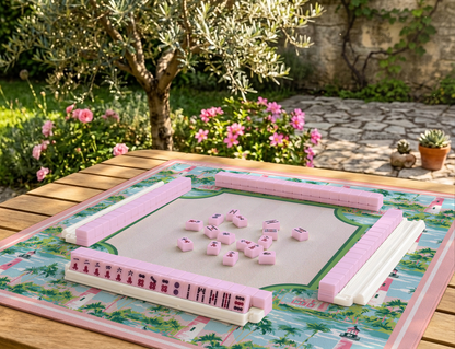 Palm Beach American Mahjong Mat | Bermuda Coastal Playing Mat