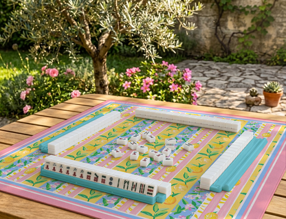 Lemon Stripe Mahjong Mat