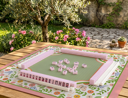 Wildflower Butterfly Mahjong Mat