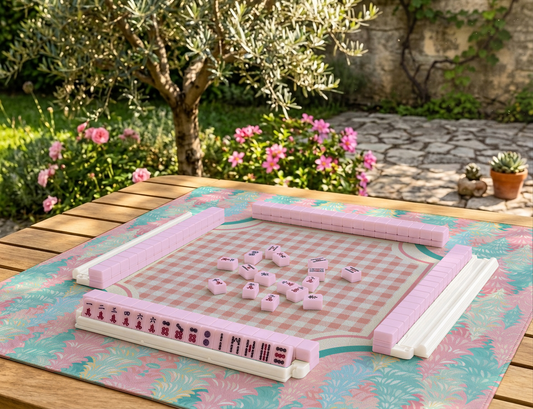 Pastel Christmas Tree Mahjong Mat