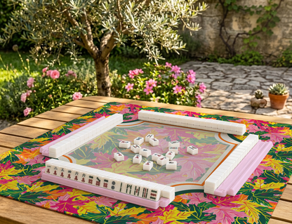 Autumn Leaves Mahjong Mat