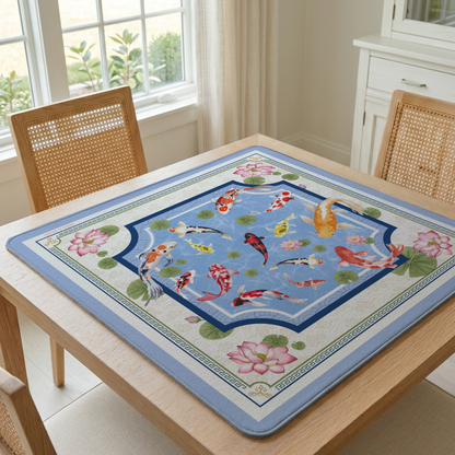 Koi Pond Mahjong Mat
