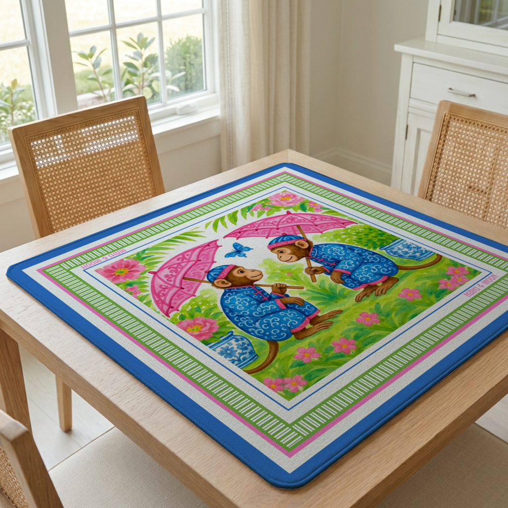Monkey Garden Mahjong Mat