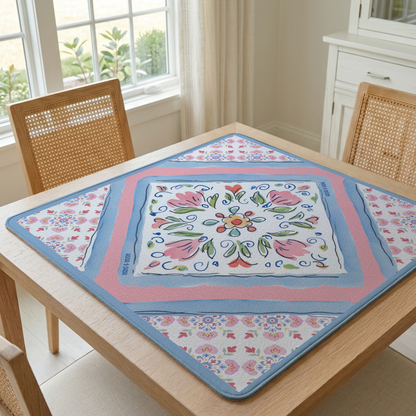 Heirloom Blooms Mahjong Mat