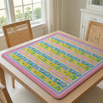 Lemon Stripe Mahjong Mat
