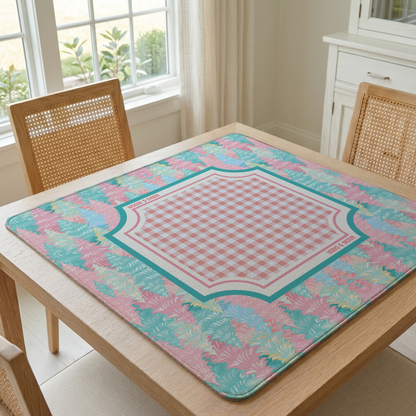 Pastel Christmas Tree Mahjong Mat