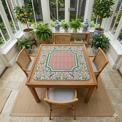 Orchard Songbird Mahjong Mat