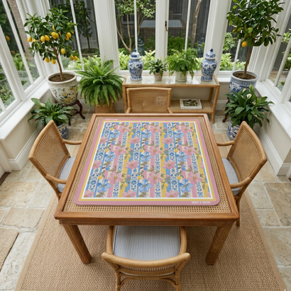 Coastal Bloom Mahjong Mat