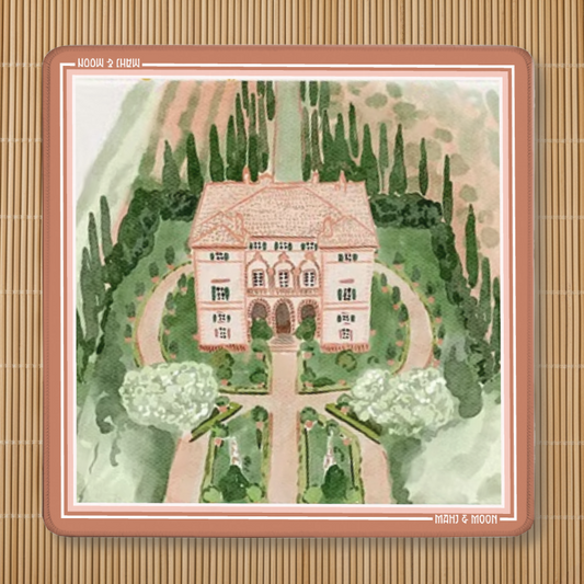 Italian Villa Mahjong Mat | Tuscan Estate American Mahjong Playing Mat