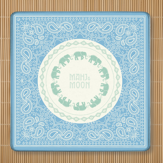 Elephant Paisley Mahjong Mat