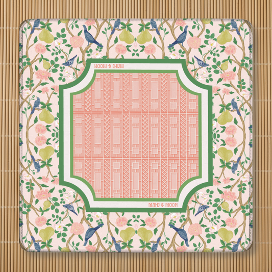 Orchard Songbird Mahjong Mat