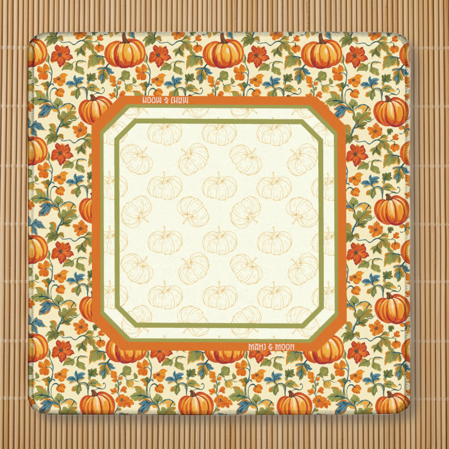 Harvest Pumpkin Thanksgiving Mahjong Mat