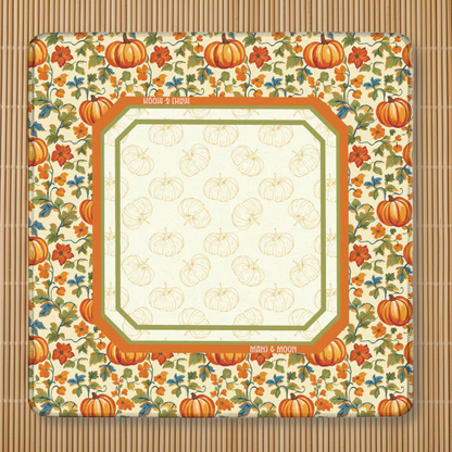 Harvest Pumpkin Thanksgiving Mahjong Mat