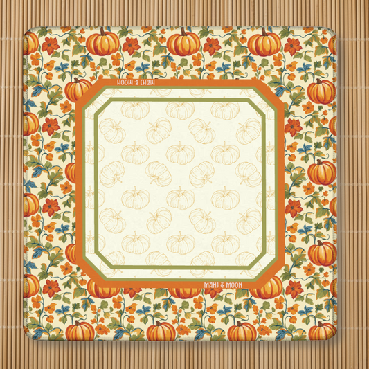 Harvest Pumpkin Thanksgiving Mahjong Mat