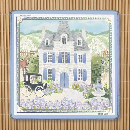 French Country Estate Mahjong Mat