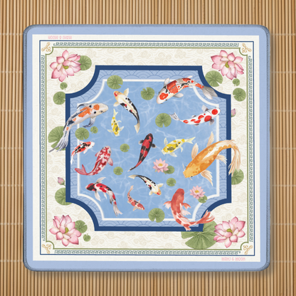 Koi Pond Mahjong Mat