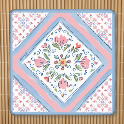Heirloom Blooms Mahjong Mat