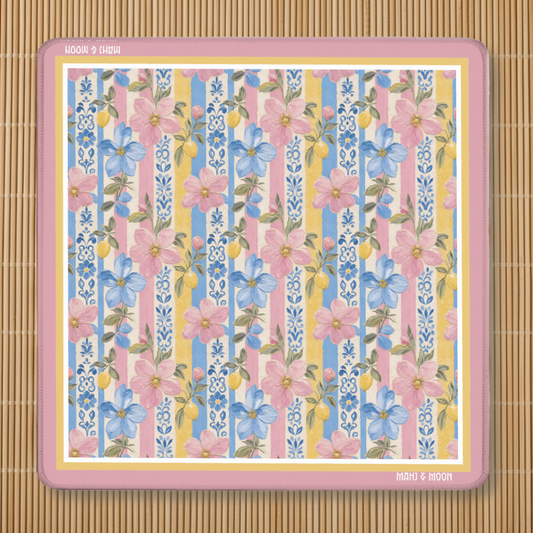 Coastal Bloom Mahjong Mat