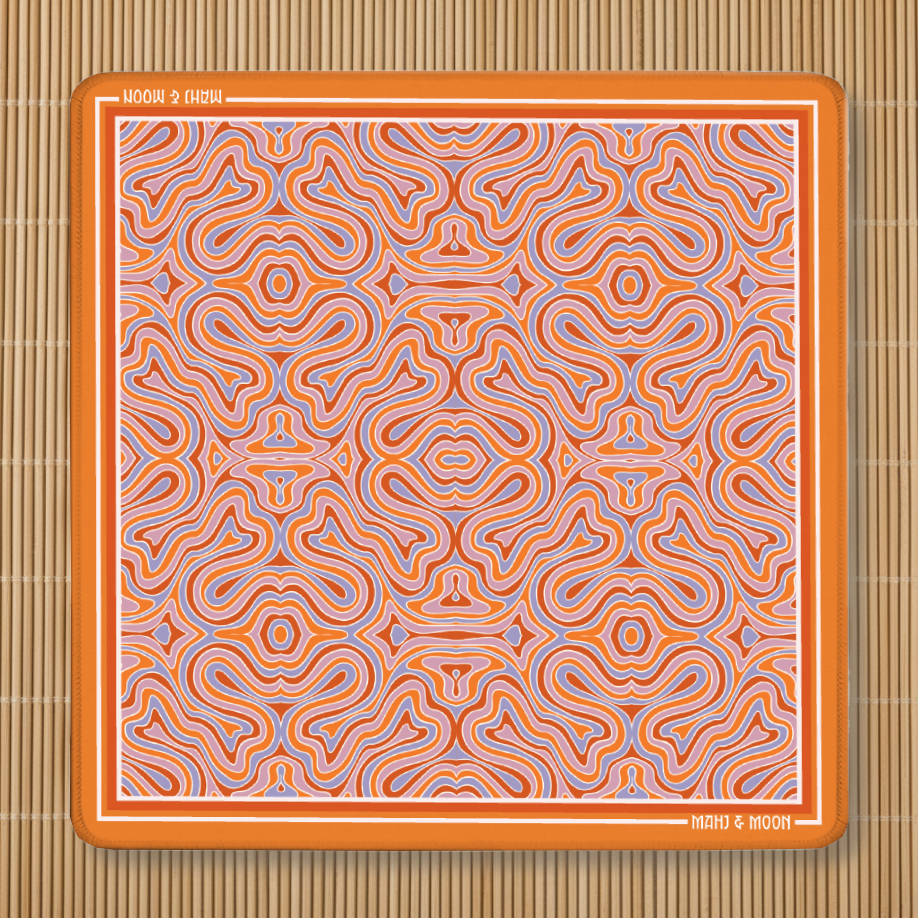 Retro Waves Mahjong Mat