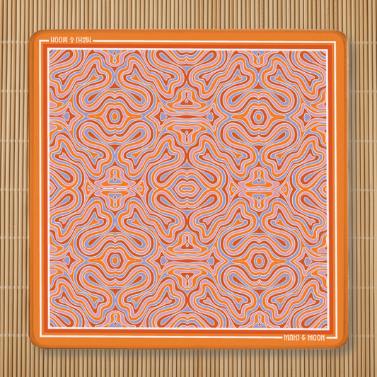 Retro Waves Mahjong Mat