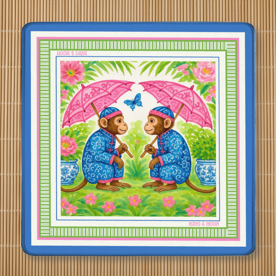Monkey Garden Mahjong Mat