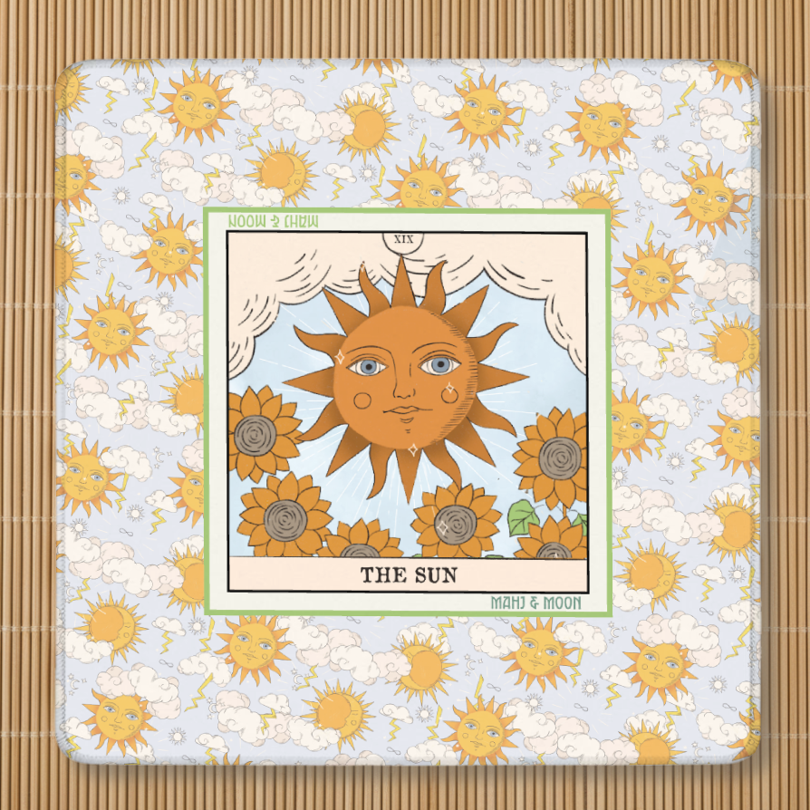 The Sun Tarot Mahjong Mat