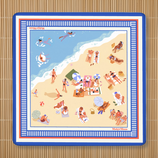 Riviera Beach Club Mahjong Mat